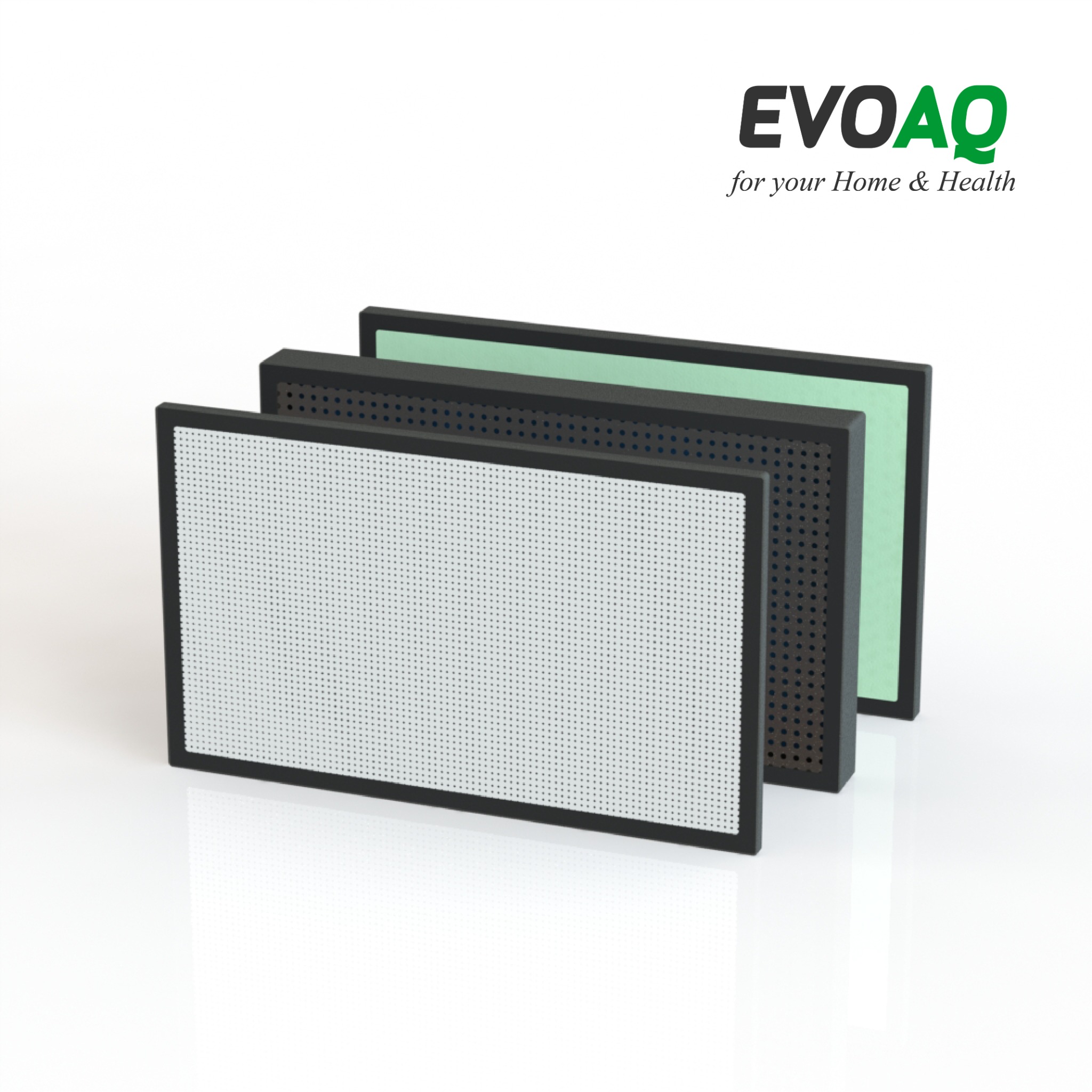 EVOAQ Air Purification Box filter media stages