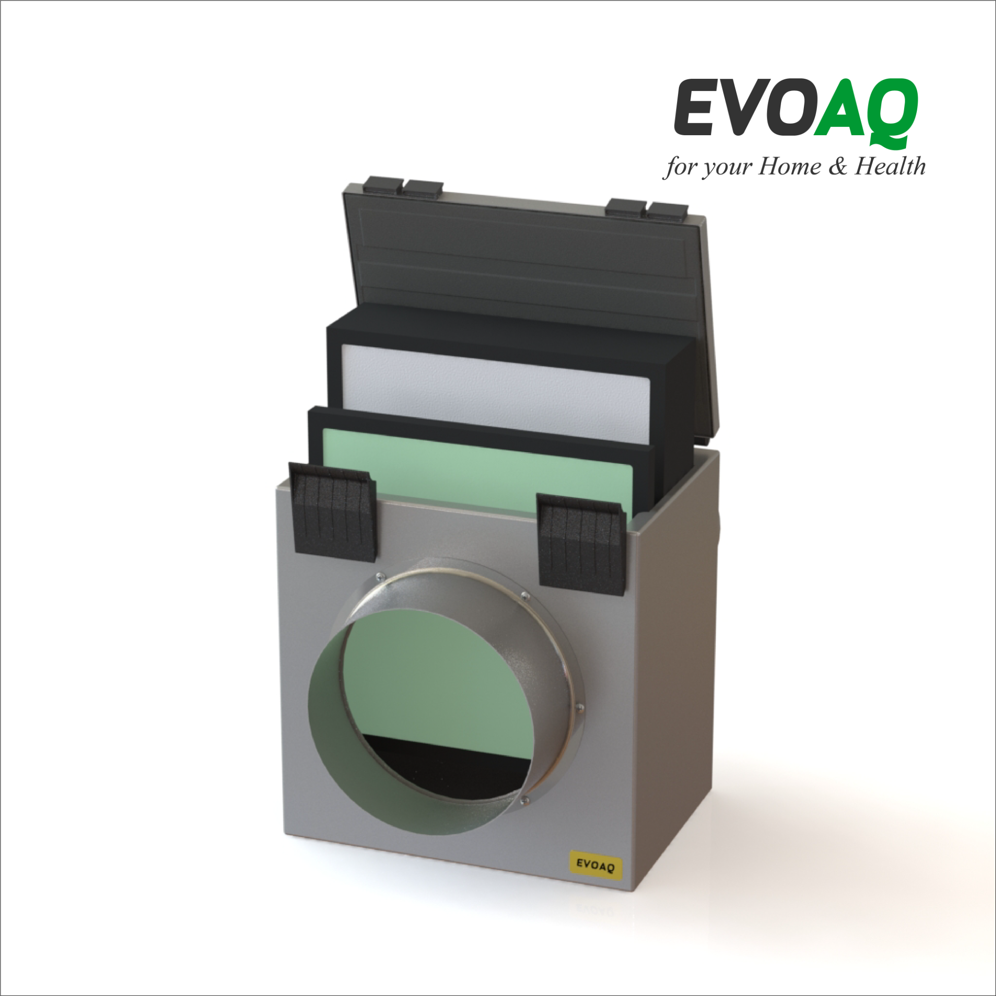 EVOAQ Premium Filter Box with replacement filter media